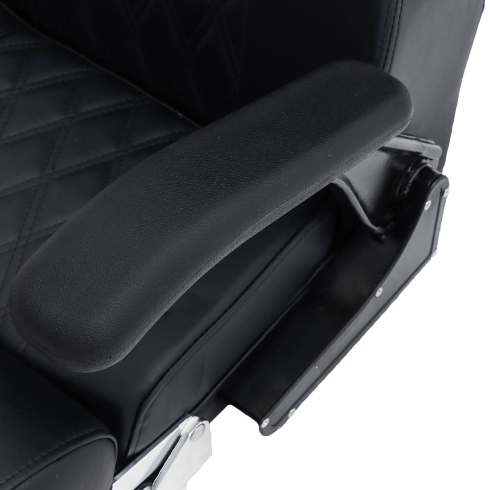 BLA Luxury Flip Up Boat Helm Seat Black