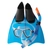 Mirage Bali Adult Mask Snorkel and Fins Set Blue L