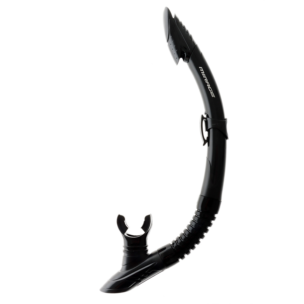 Mirage S04 Diamond Adult Snorkel Black