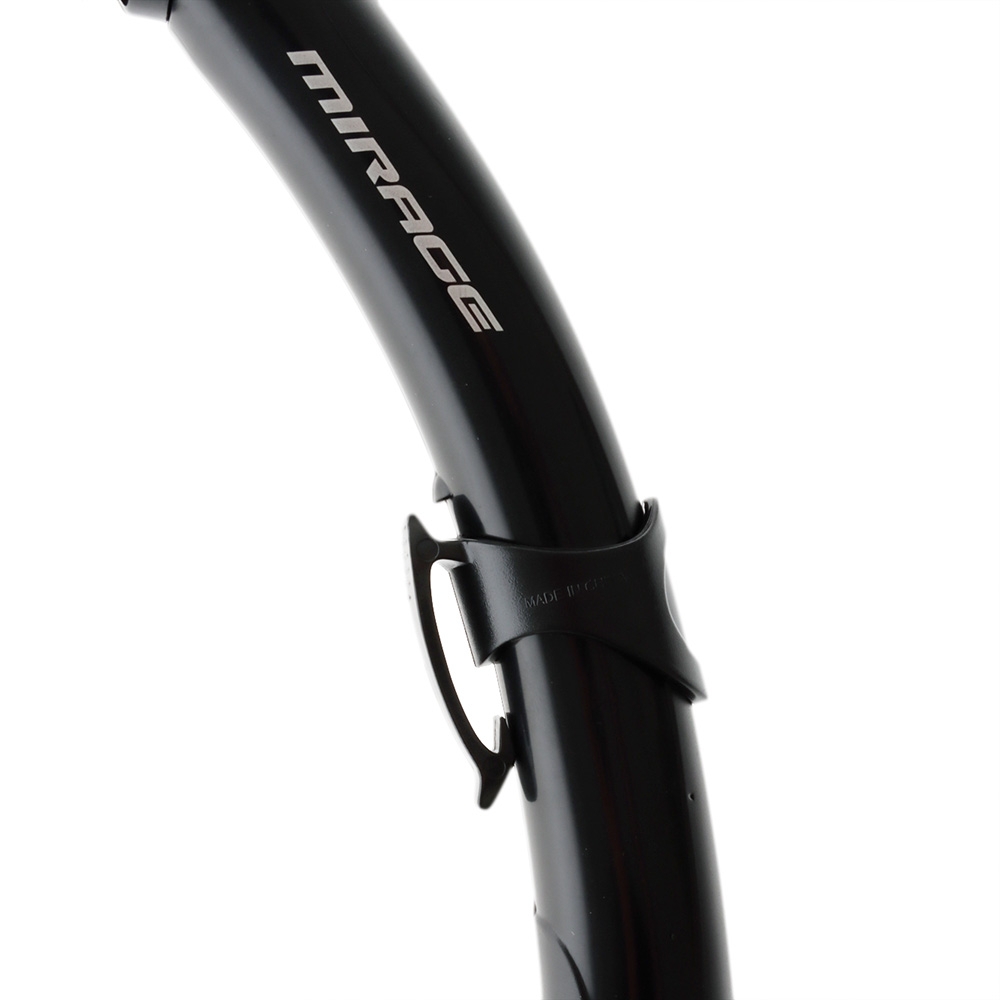 Mirage S04 Diamond Adult Snorkel Black