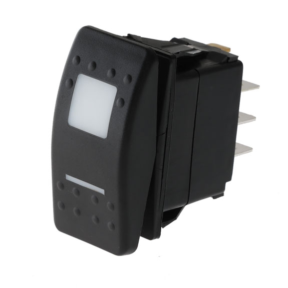 NARVA LED On/Off/On Rocker Switch Blue 12/24V