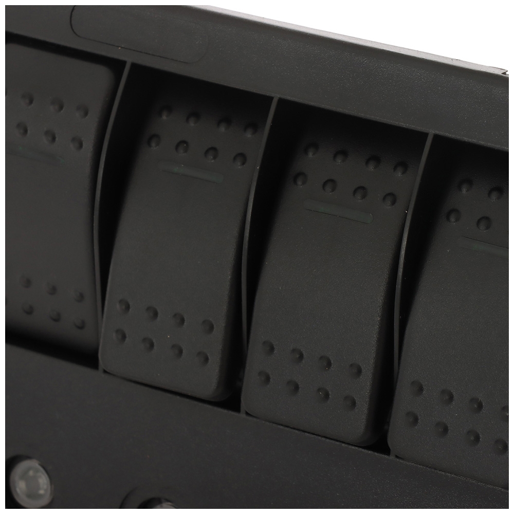 NARVA 6-Way LED Switch Panel with Circuit Breaker Protection