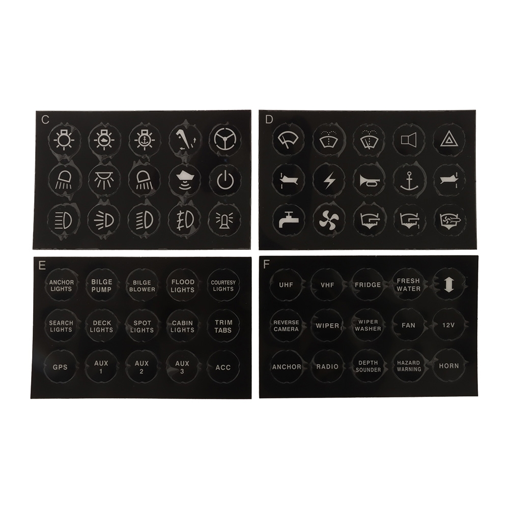 NARVA 6-Way LED Switch Panel with Circuit Breaker Protection