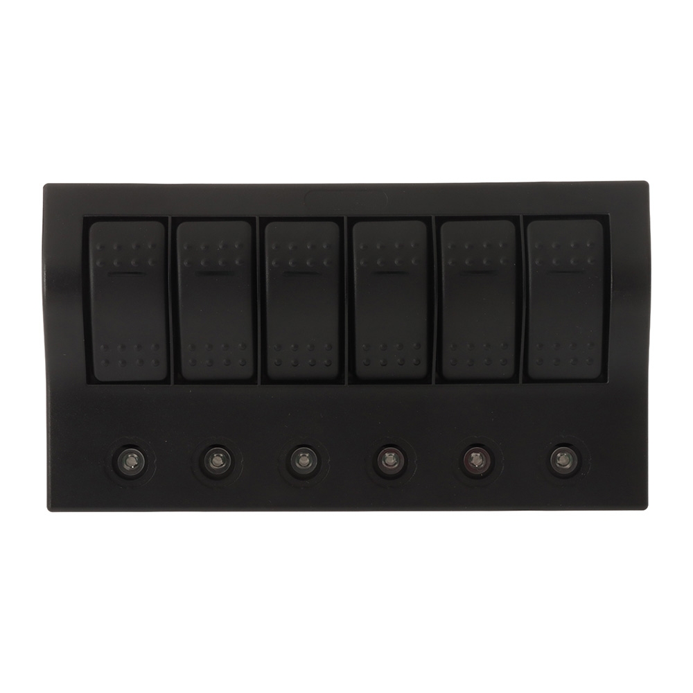 NARVA 6-Way LED Switch Panel with Circuit Breaker Protection