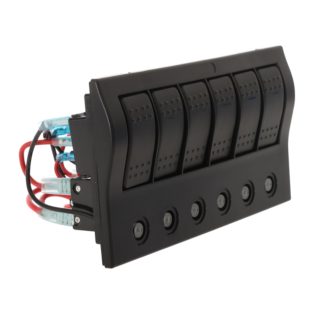 NARVA 6-Way LED Switch Panel with Circuit Breaker Protection