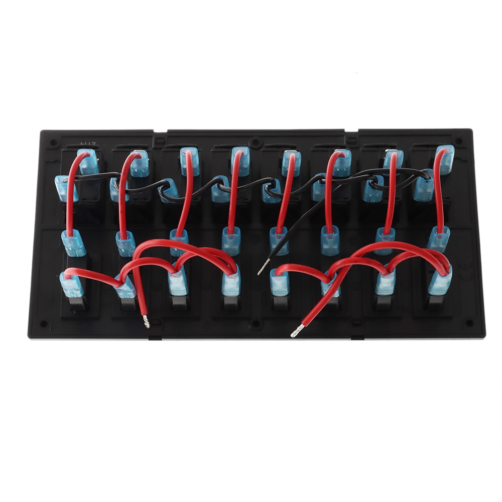 NARVA 8-Way LED Switch Panel with Fuse Protection