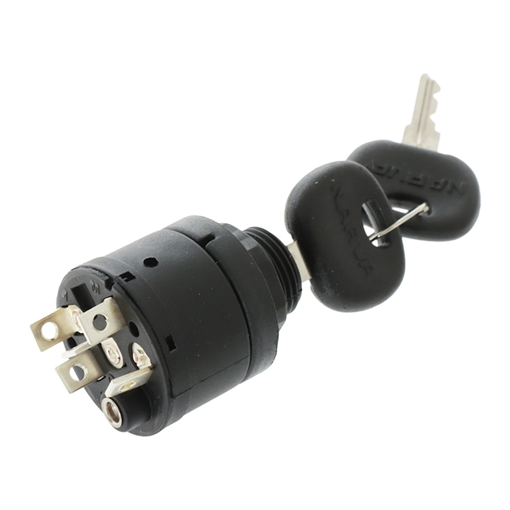 NARVA 3-Position Marine Switch Ignition with Push for Choke Function