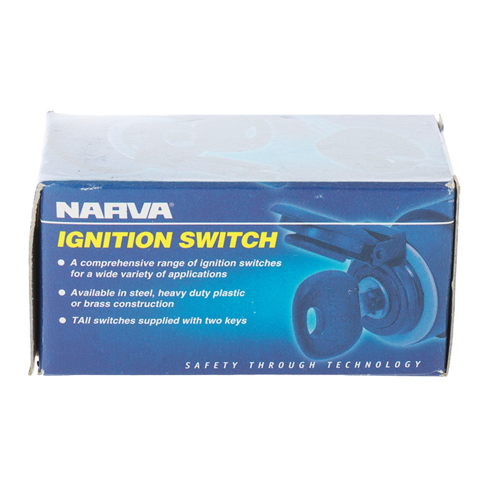 NARVA 3-Position Marine Switch Ignition with Push for Choke Function