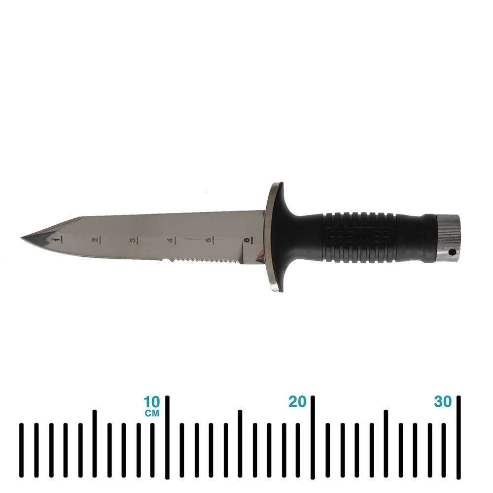 Pro-Dive Sphinx Dive Knife with Sheath Black 15cm