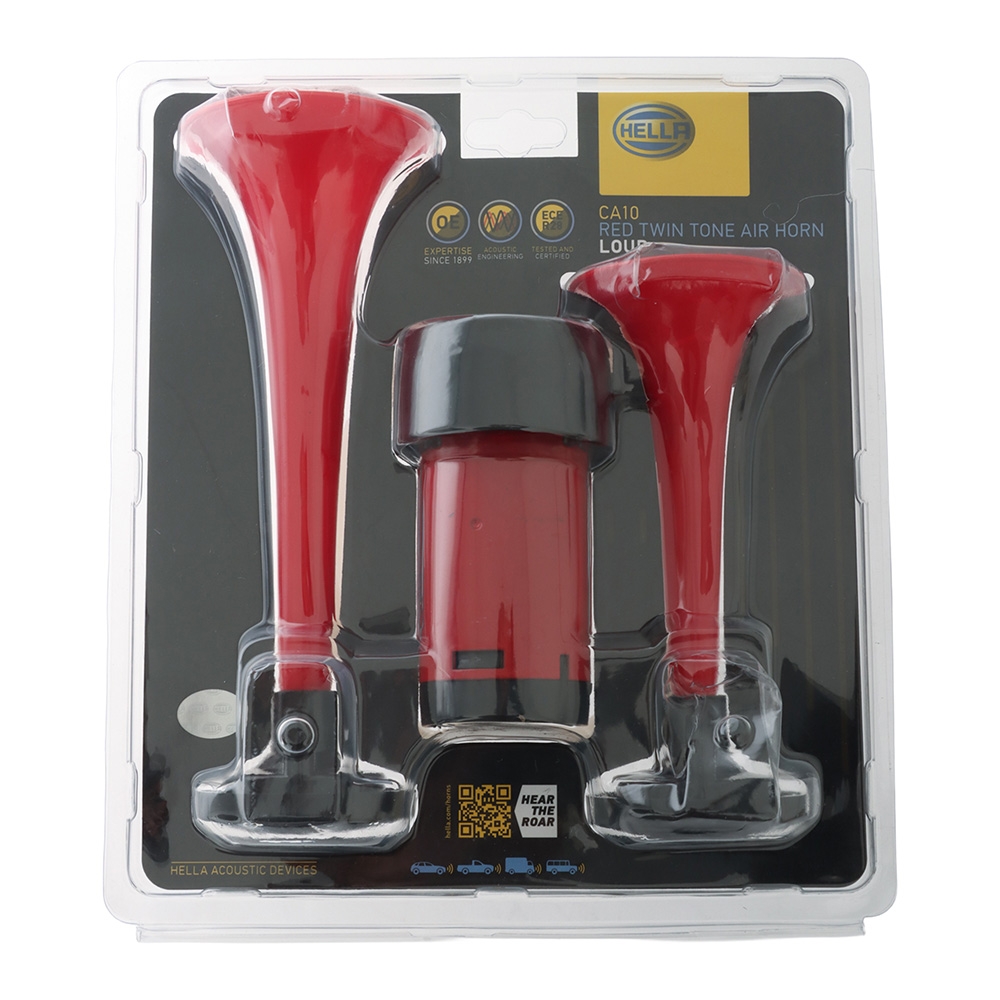 Hella Marine CA10 Red Twin Tone Air Horn 24V
