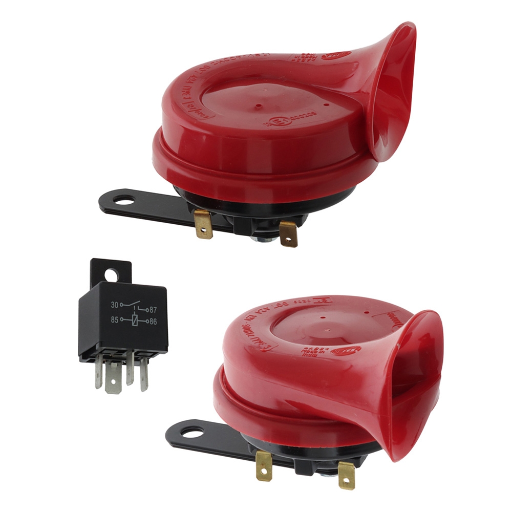 Hella Marine Scroll Horn Twin Tone 12V Set Of 2