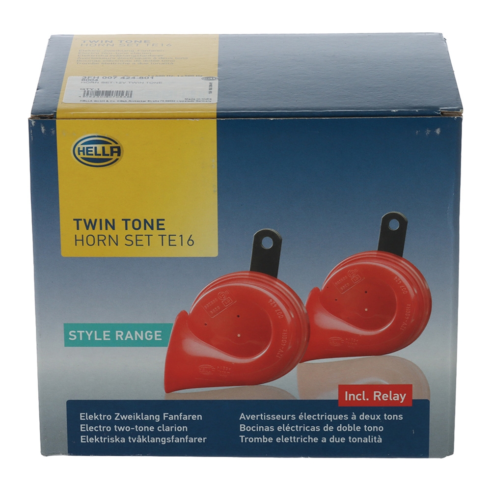 Hella Marine Scroll Horn Twin Tone 12V Set Of 2