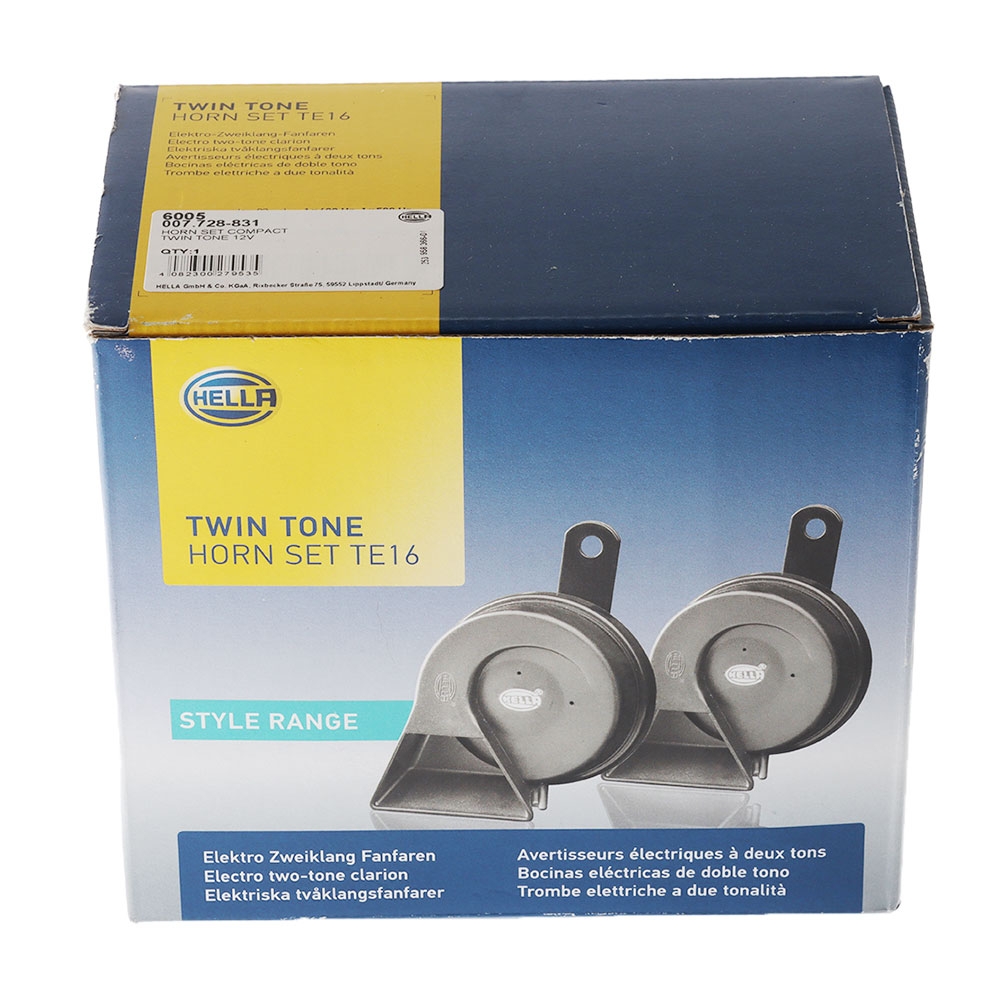 HELLA Marine Twin Tone Scroll Horn Set 12V