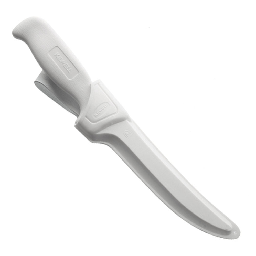 Kilwell Whitelux Wide Fillet Knife with Sheath 16cm
