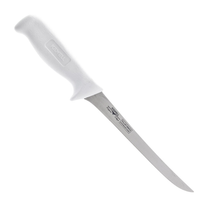 Kilwell Whitelux Flexi Fillet Knife with Sheath 20cm