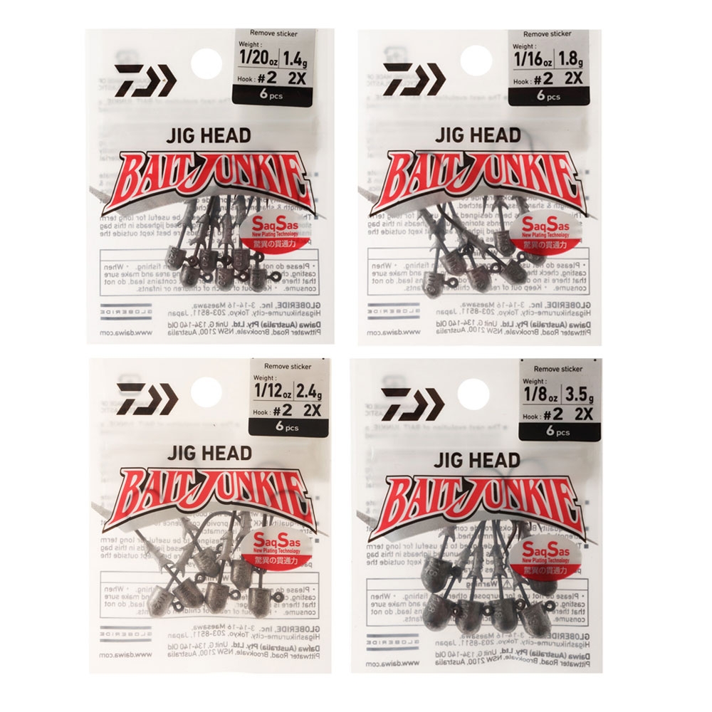 Daiwa BaitJunkie 2X Jig Head #2