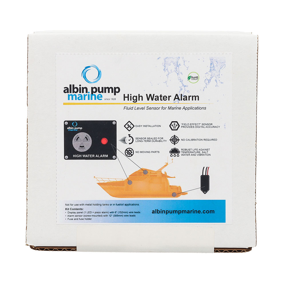 Albin Pump Marine Digital High Water Alarm 12V
