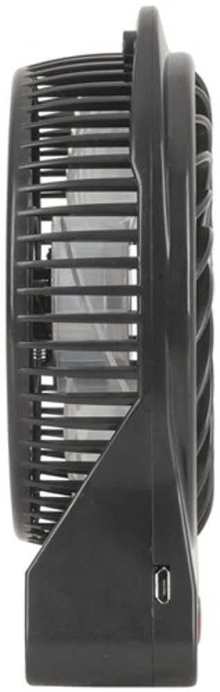 Rechargeable Mini USB Fan with LED Light Black