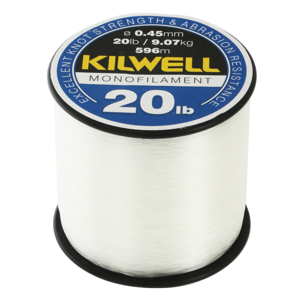 Kilwell Monofilament 1/4lb Spool 20lb 596m