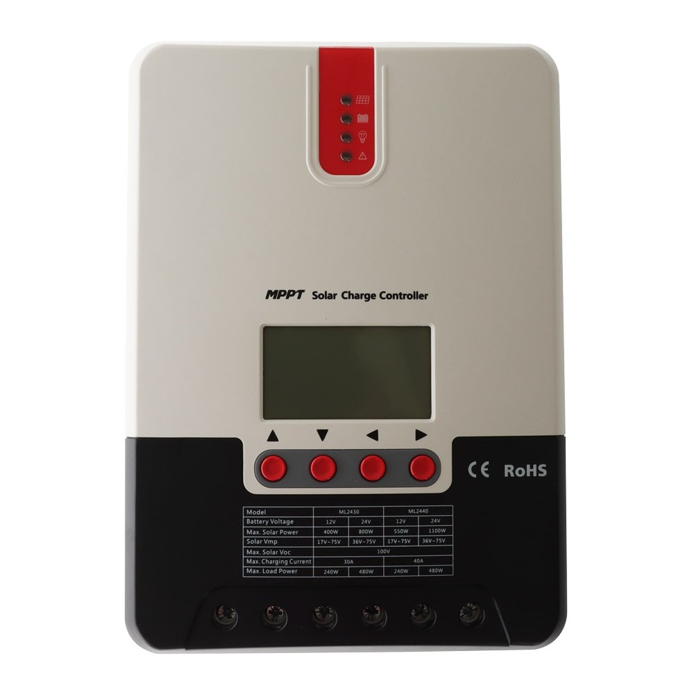 SRNE ML2430 MPPT Solar Charge Controller 30A 12/24V