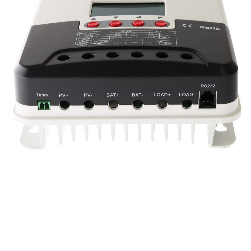 SRNE ML2430 MPPT Solar Charge Controller 30A 12/24V