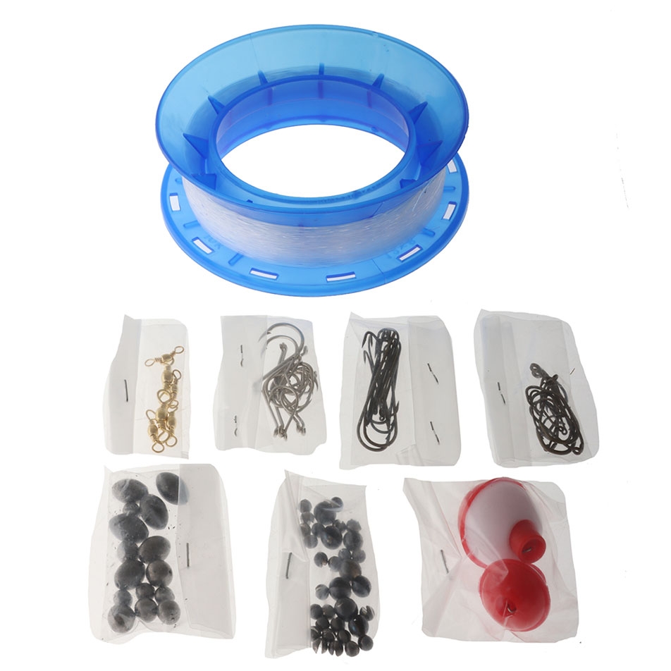 Plano 100-Piece Kids Fishing Tackle Kit Blue