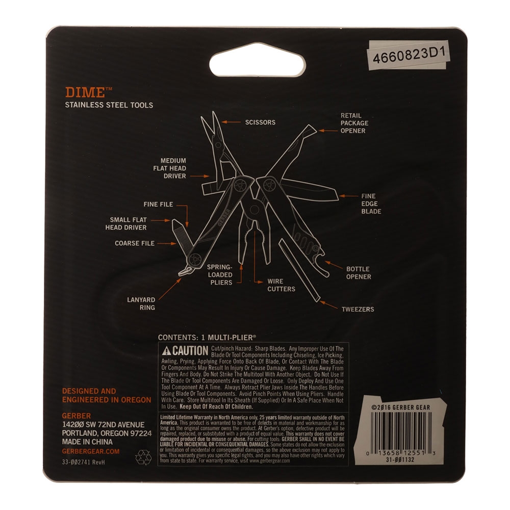 Gerber Dime Multi-Tool Green