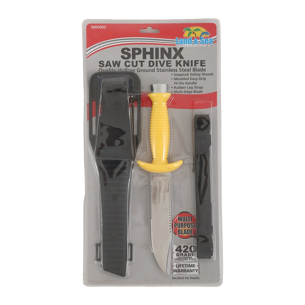 Land & Sea Sports Sphinx Saw/Cut Knife 15cm