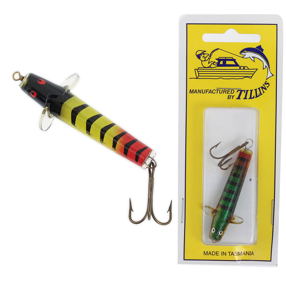 Tillins Ashley Spinner Lure 5cm No. 12 / Black Yellow Red