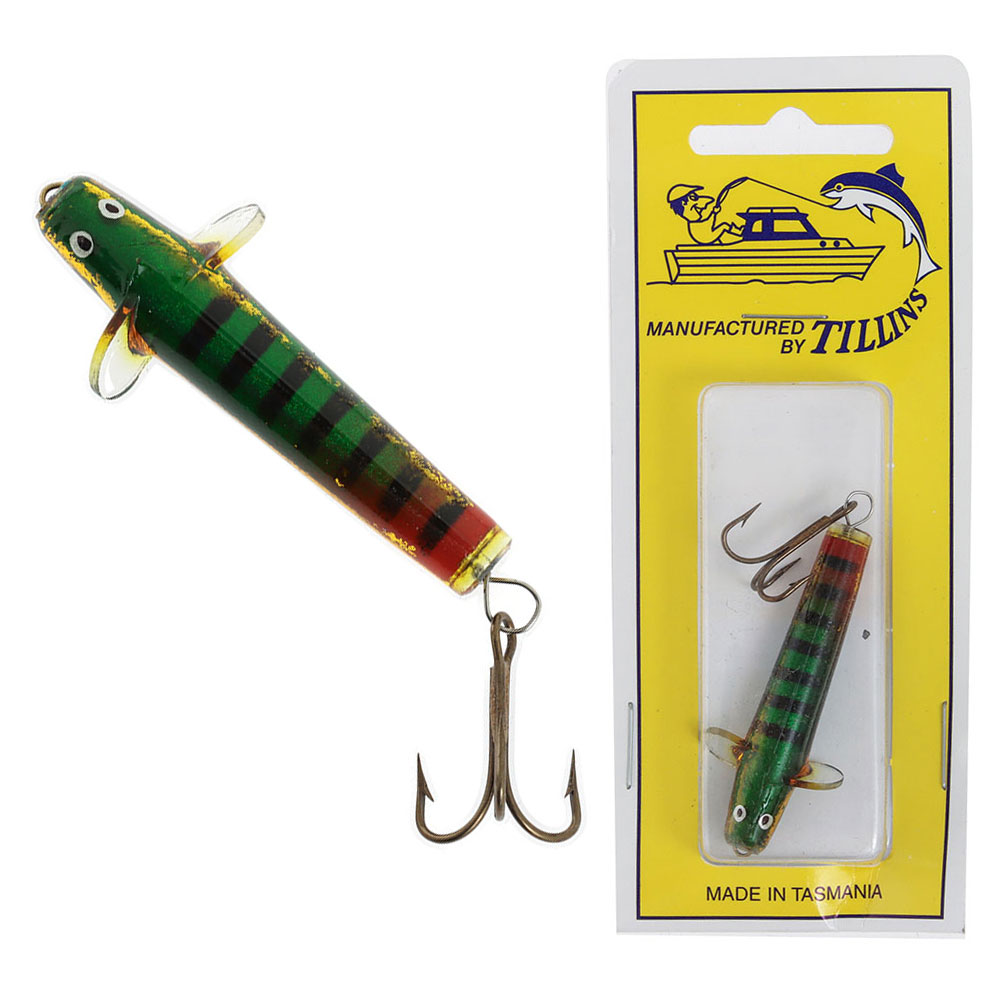 Tillins Ashley Spinner Lure 5cm No. 13 / Green Black Red