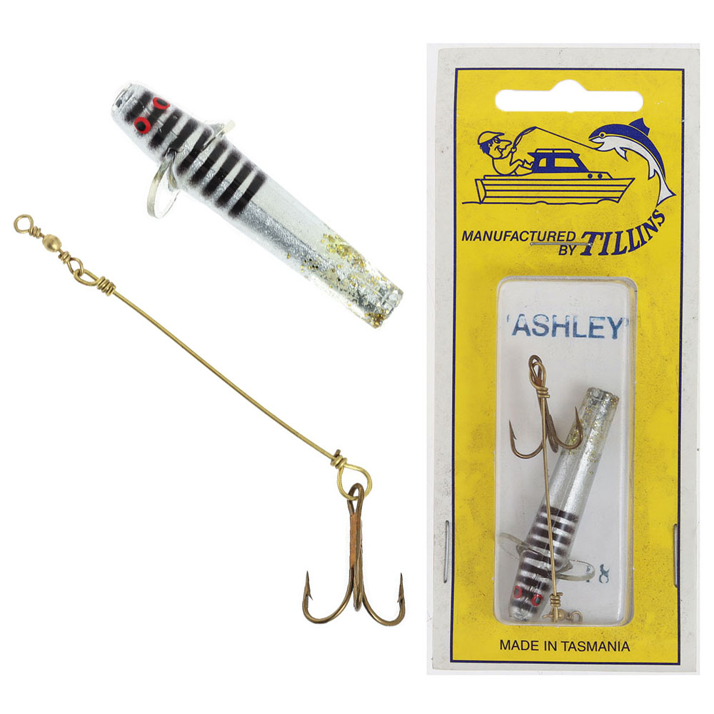 Tillins Ashley Spinner Lure 5cm No. 18 / Silver Gold