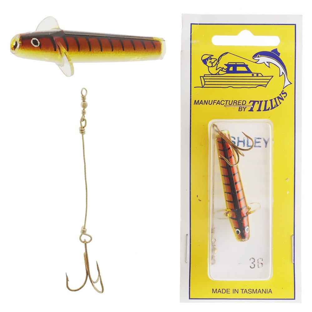 Tillins Ashley Spinner Lure 5cm No. 36 / Gold Brown
