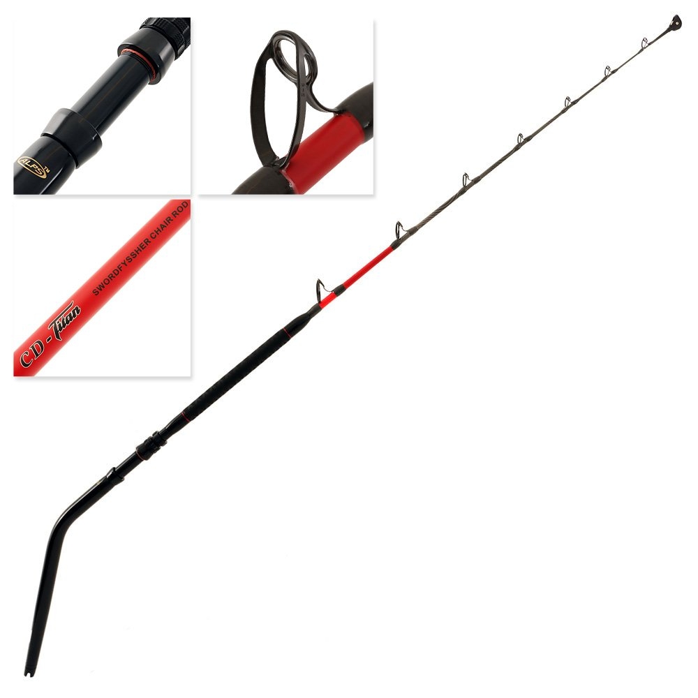 CD Rods Game Titan Swordfyssher Bent Butt Chair Rod 7ft 6in 37kg 1pc