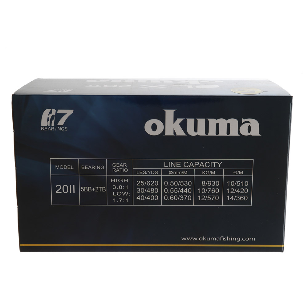 Okuma Solterra SLX 20L 2-Speed Lever Drag OH Boat Reel