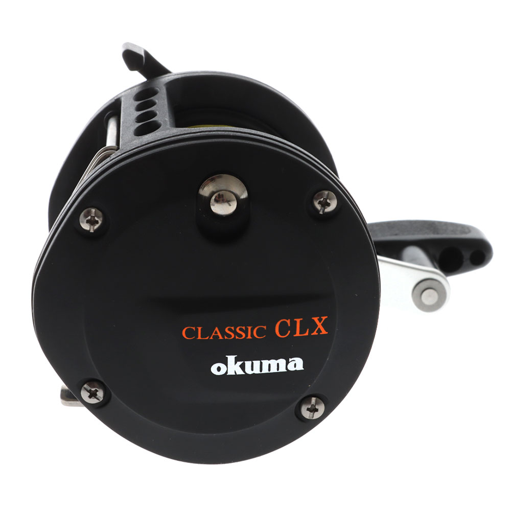 Okuma Classic XT 300L Levelwind Overhead Boat Reel with Leadline on Nylon