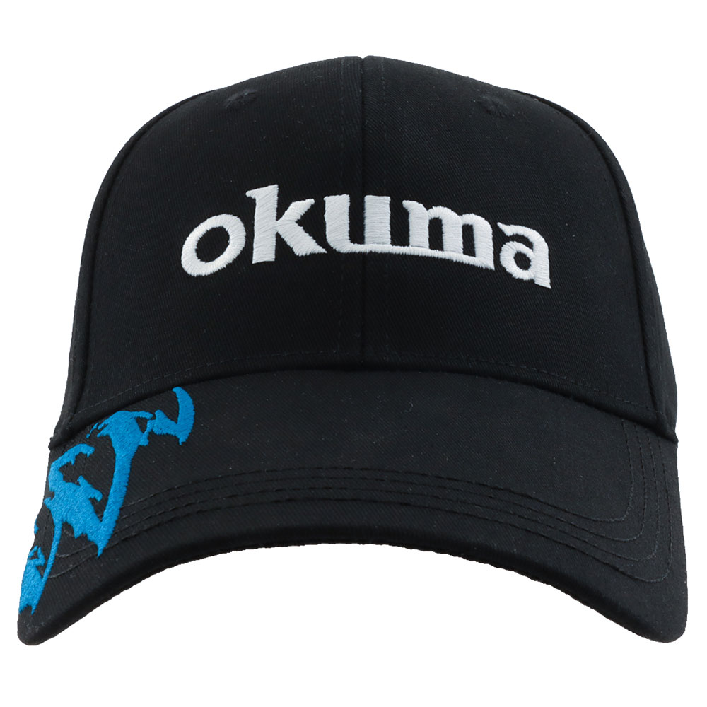 Okuma Motif Cotton Cap Black