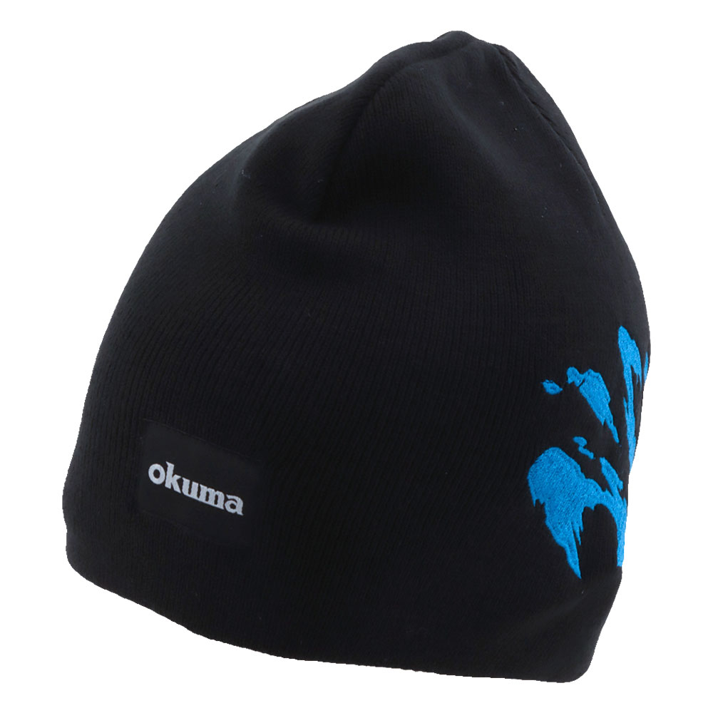 Okuma Motif Beanie Black