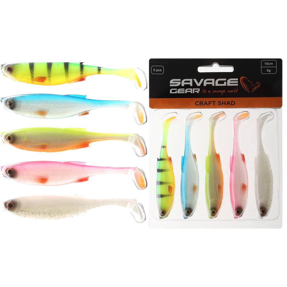 Savage Gear Craft Shad 10cm Dark Water Mix