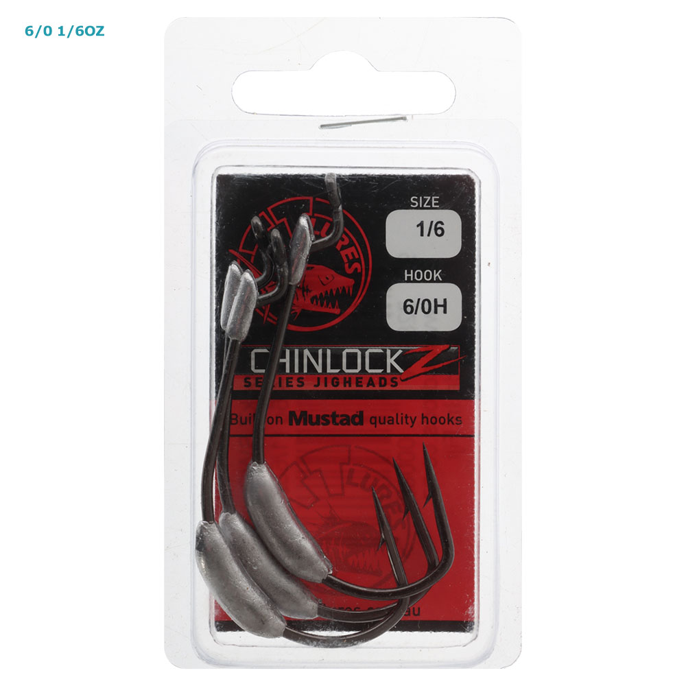 TT Lures Chinlockz SWS Jig Heads 6/0 1/6oz Qty 3