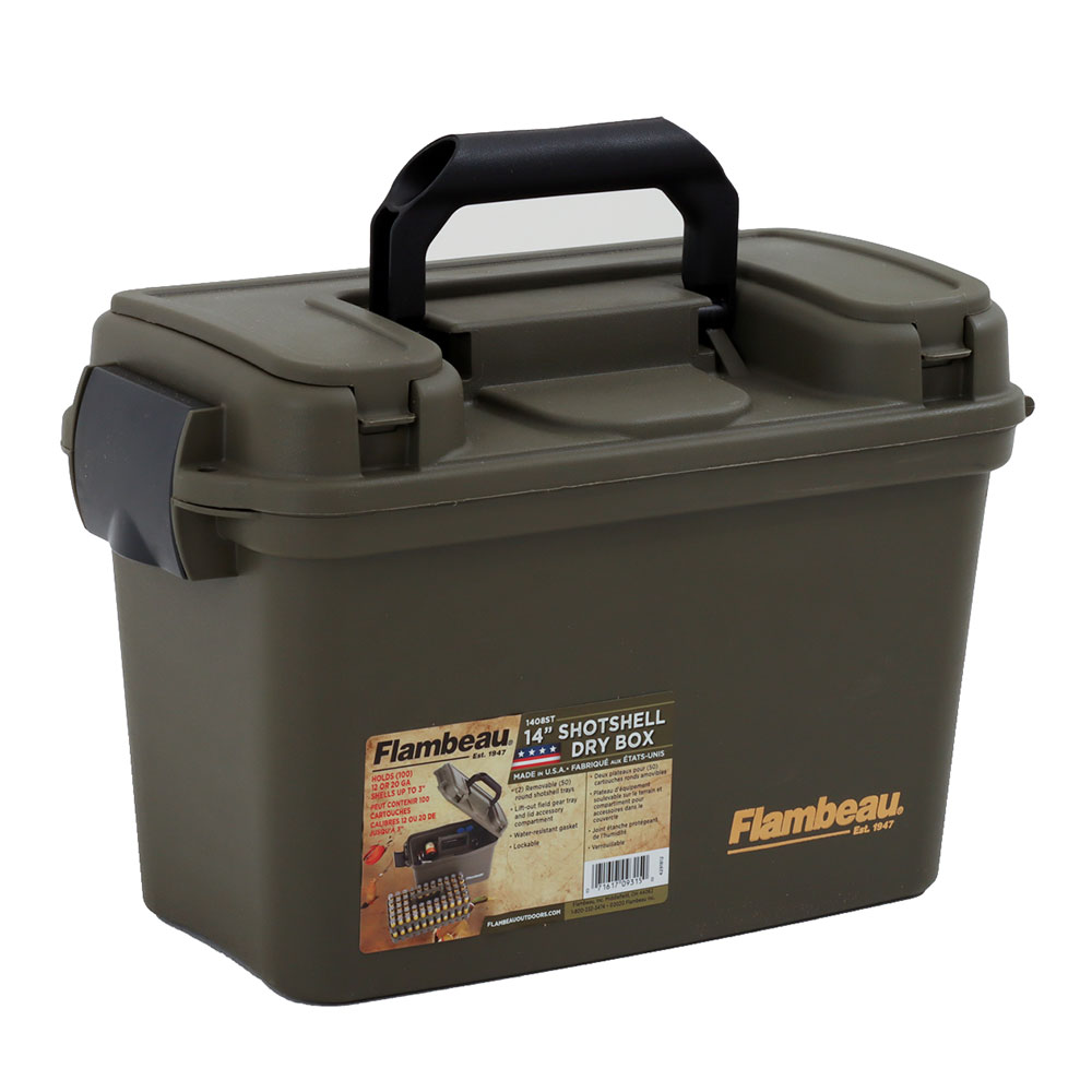 Flambeau Shotshell Dry Box 35.5cm 100 Rounds