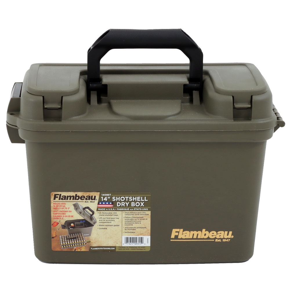 Flambeau Shotshell Dry Box 35.5cm 100 Rounds