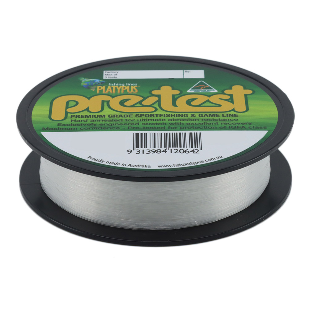 Platypus Pre-Test IGFA Monofilament Line Clear 300m