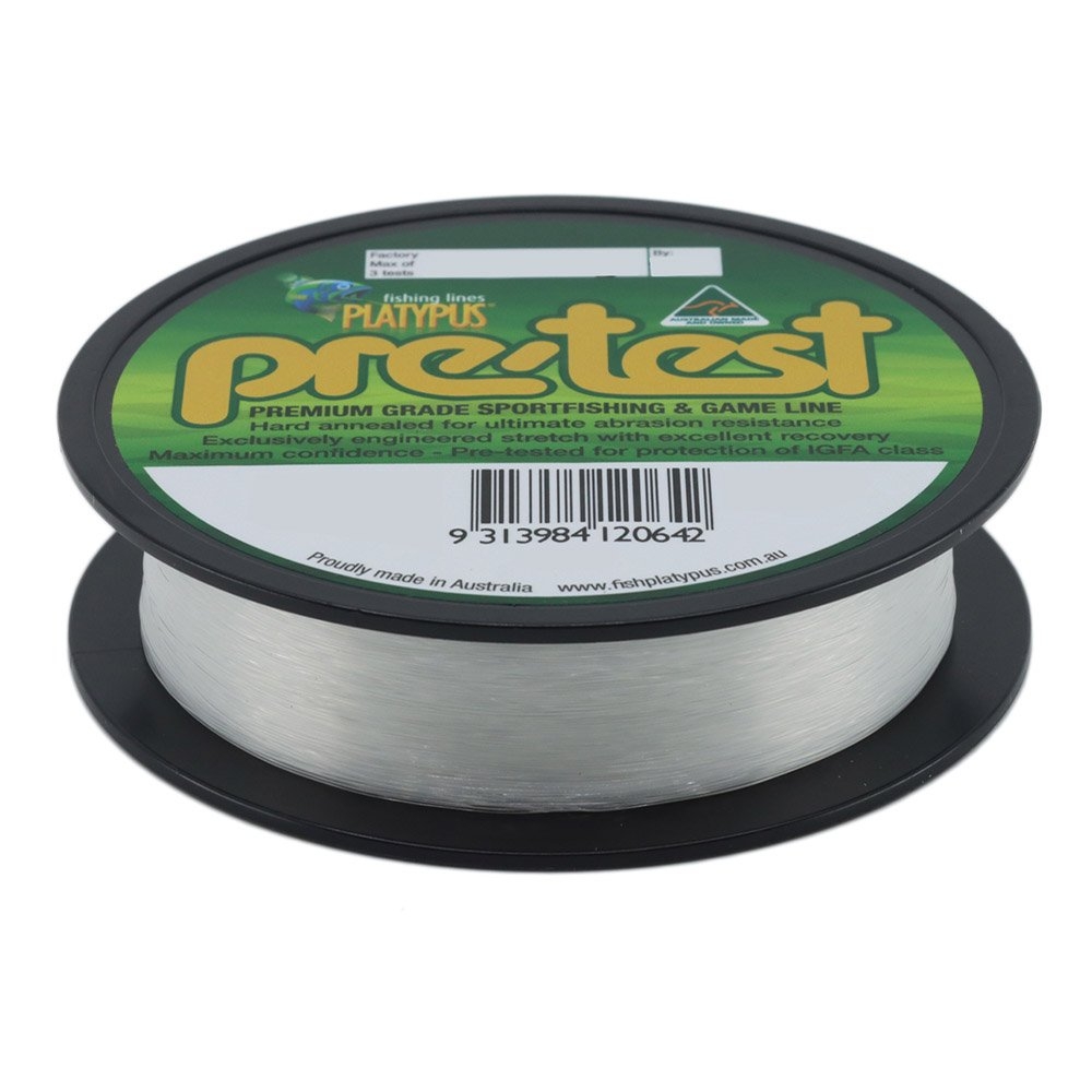 Platypus Pre-Test IGFA Monofilament Line Clear 1200m