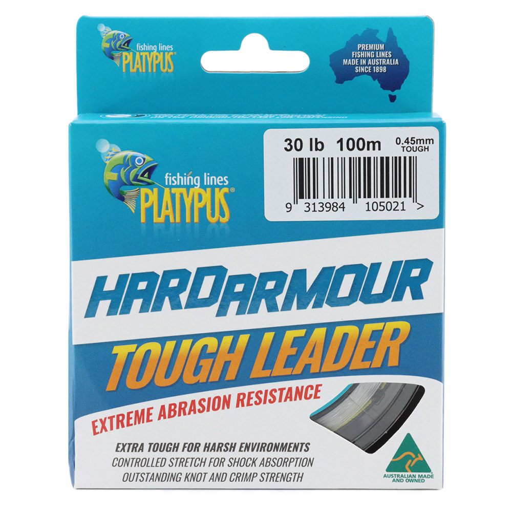 Platypus Hard Armour Tough Mono Leader 100m 30lb