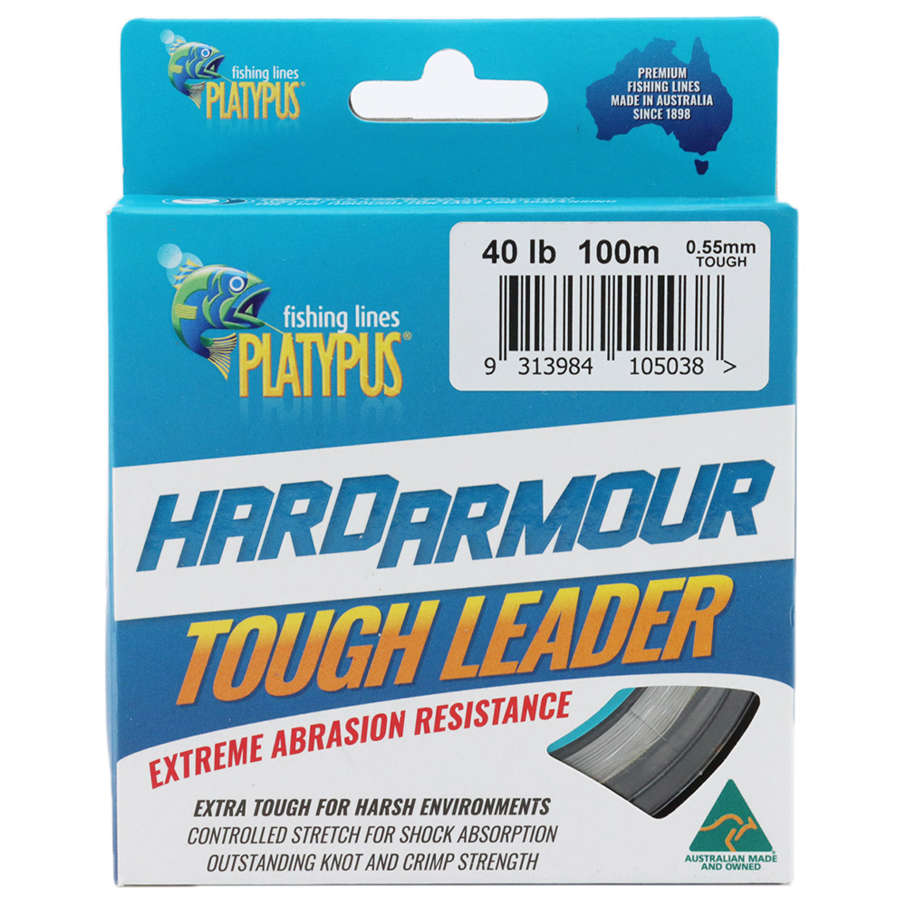 Platypus Hard Armour Tough Mono Leader 100m 40lb