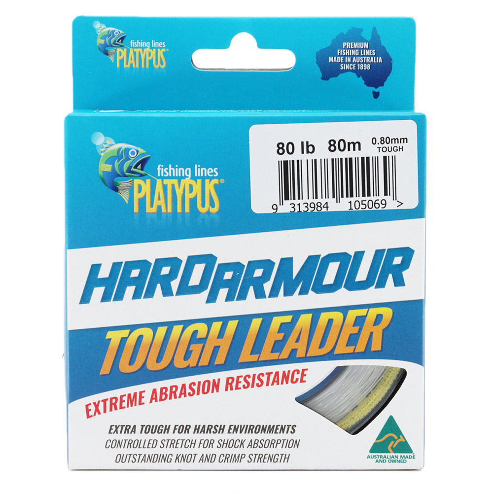 Platypus Hard Armour Tough Mono Leader 80m 80lb