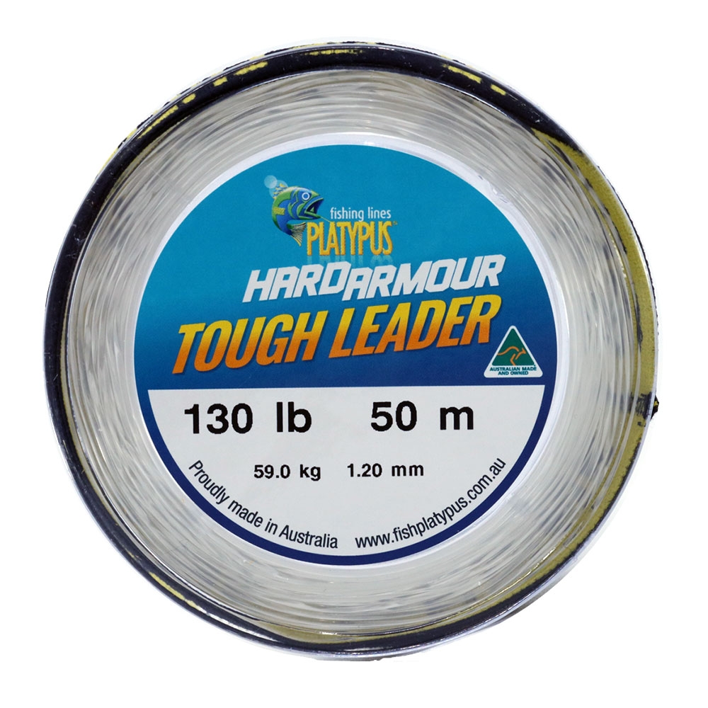 Platypus Hard Armour Tough Mono Leader 50m 130lb