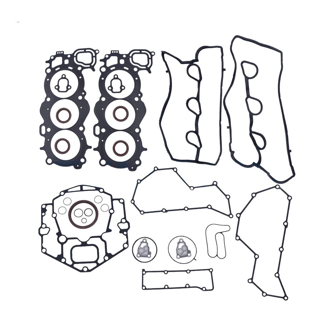 SUNCHEV 6CB-W0001-04 Powerhead Gasket Kit for Yamaha Engines 4.2L V6 200HP to 300HP