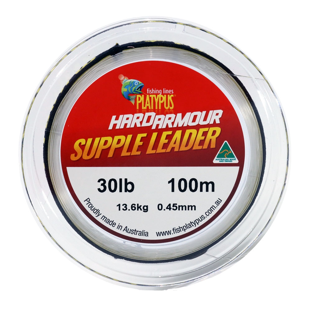 Platypus Hard Armour Supple Mono Leader 100m 30lb