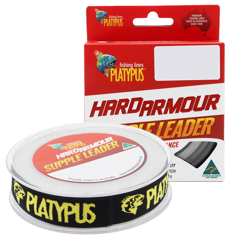 Platypus Hard Armour Supple Mono Leader 80m 80lb